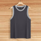 Knitted Vertical Stripes Fitness Sports Slim-fitting Vest
