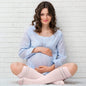 Pregnant women's elastic compression socks mid length calf socks pressure socks women's jump rope elastic cycling socks