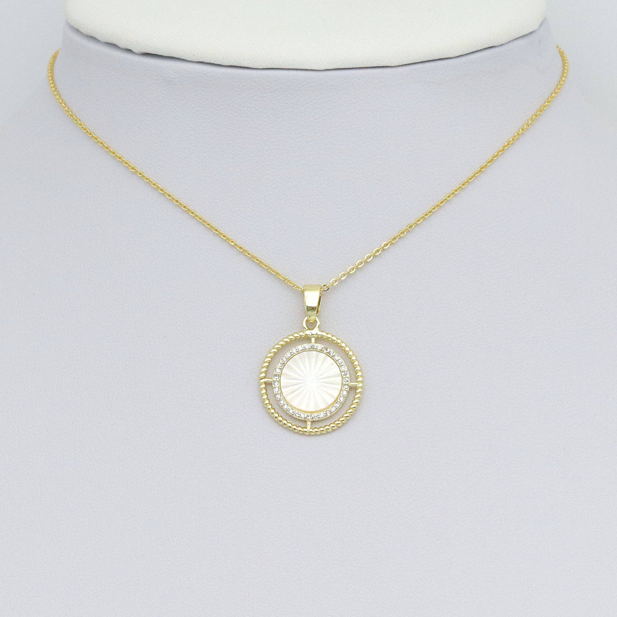 Radical Mother of Pearl Charm with hollow out ring,LX763