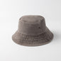 Personalized Distressed Simple Solid-Colored Bucket Hat