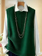Womens Elegant Sleeveless Knitted Vest Top