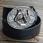 Smooth Buckle For Self-defense Trendy Punk-style Belt Buckle With A Distinctive Look