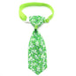 St. Patrick's Day Four-leaf Clover Bow Pet Tie