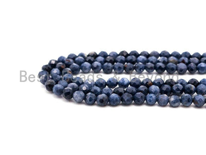High Quality Natural Sapphire beads, 4mm/5mm, sku#U232