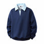 New Faux Two-piece Hoodie Cool And Casual Top