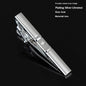 Men's Formal Wear Business Silver Simple Fashion Short Tie Clip