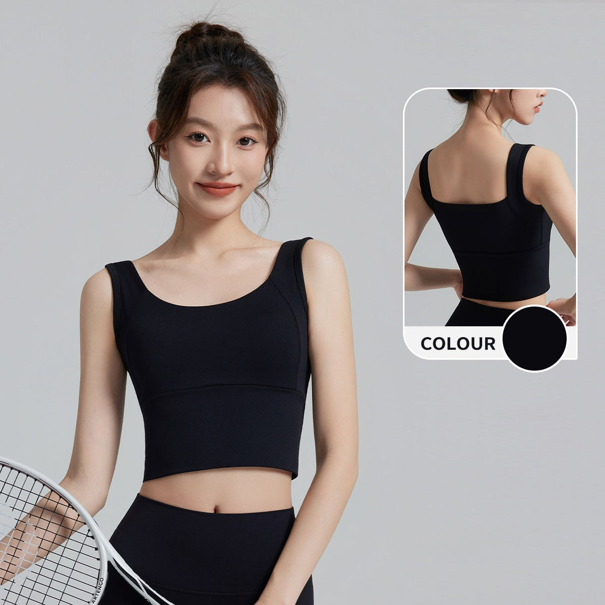 Womens Casual Yoga Tank Sports Top