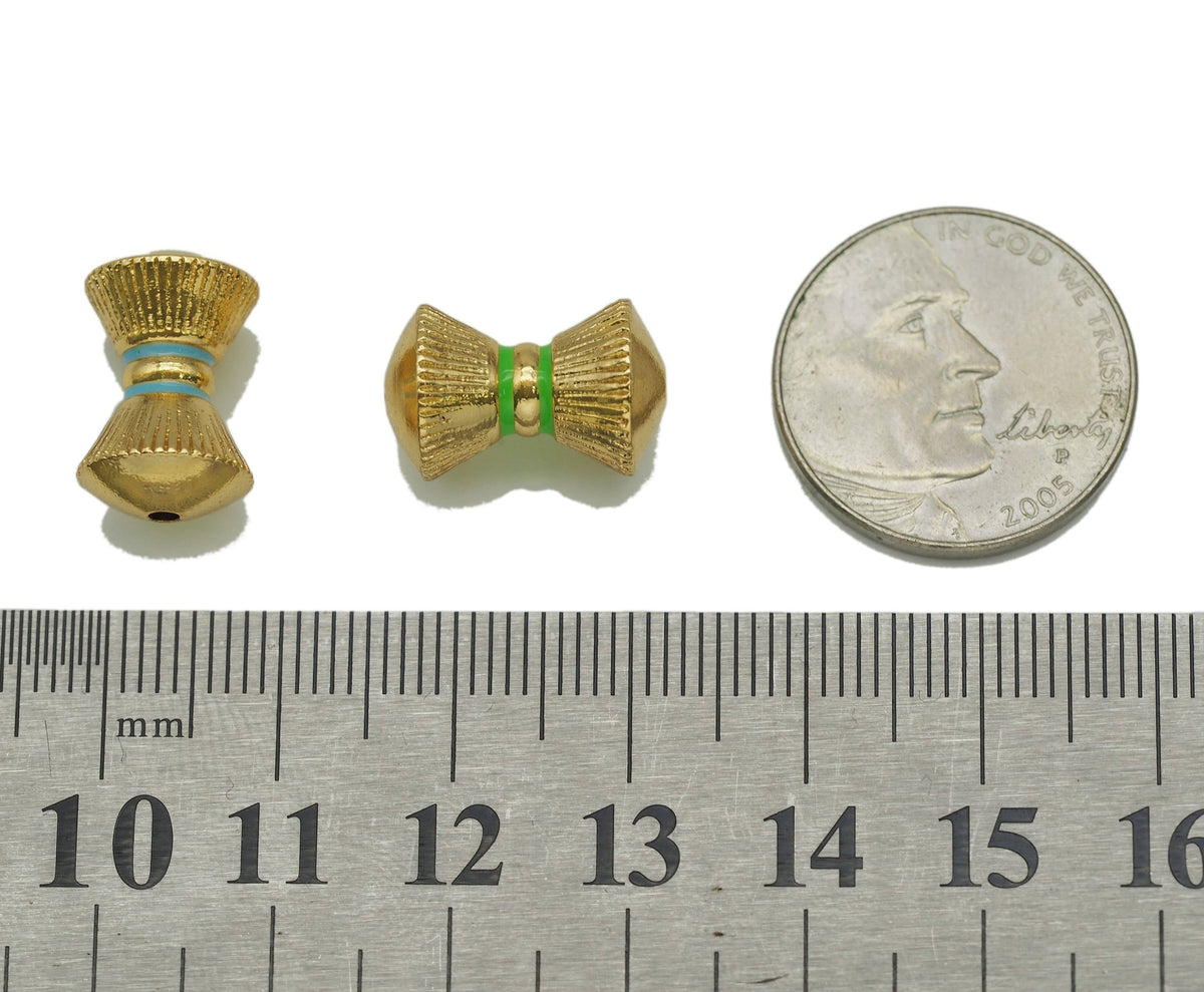 Enamel Spacer Beads, Sku#LK652