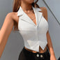 Women's V-neck Halter Vest Top