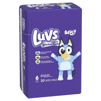 Luvs Platinum Protection Baby Diapers Size 6, 20 Count