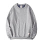 Mens Solid-color Casual Long-sleeve Hoodie