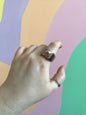 Titanium Ace Chunky Ring