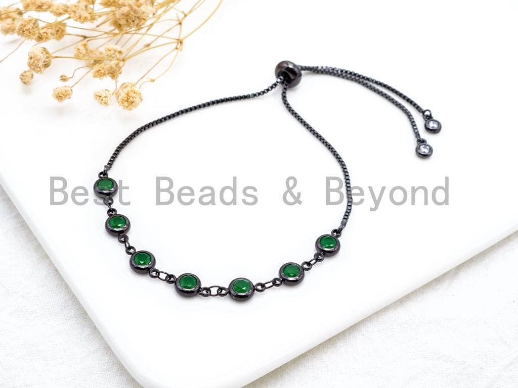 6mm Green Jade beaded bracelet, sku#A49