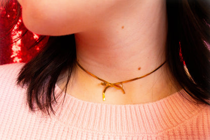 Bow Choker Necklace