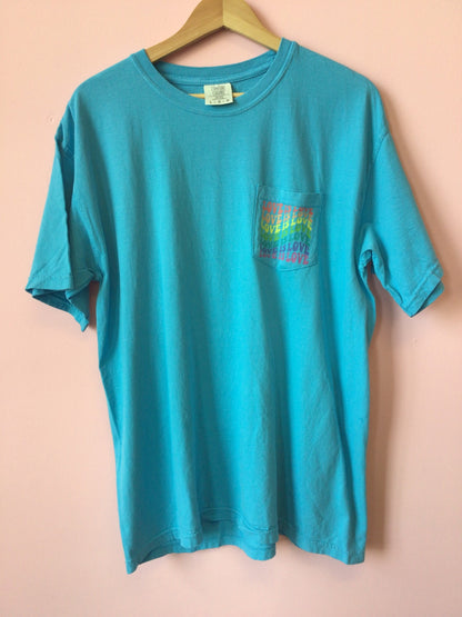 Blue Front Pocket Tees