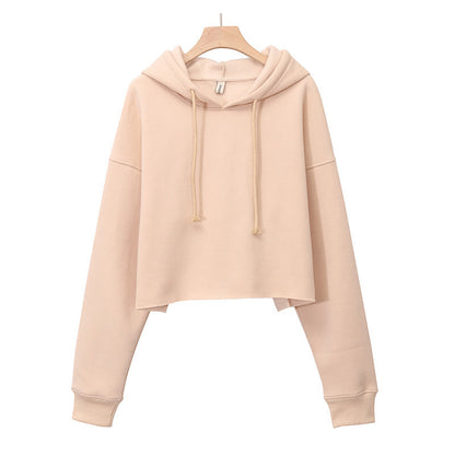 Womens Long Sleeve Fleece Lined Sports Hoodie