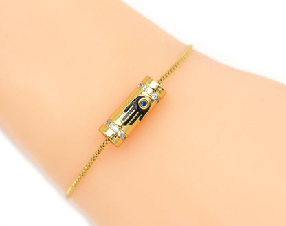 Hamsa Hand Tube Spacer, Slu#Y629