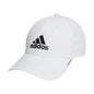 adidas Mens Gameday Structured Stretch Fit Hat Discontinued White/Black Large-X-Large