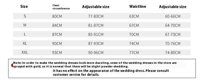 Women's Satin Off-shoulder Retro Fashion Trailing Wedding Dress