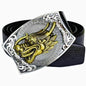Smooth Buckle For Self-defense Trendy Punk-style Belt Buckle With A Distinctive Look