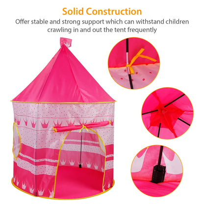 Kids Play Tent Foldable Pop Up Portable Playhouse