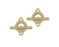 CZ Round Bar Bolt Pendant, Sku#LD219