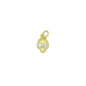 Cute CZ Skull Head Charm Pendant, Sku#LK1155