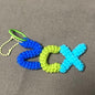 Wool Crochet Letter Pendant Keychain Kit
