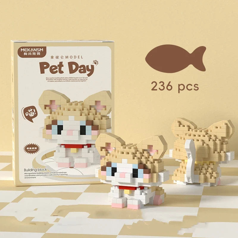 18 in 1 Pet Animal Building Blocks Set | Kids Educational Toy