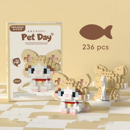 18 in 1 Pet Animal Building Blocks Set | Kids Educational Toy