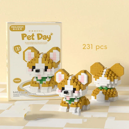 18 in 1 Pet Animal Building Blocks Set | Kids Educational Toy