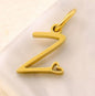 SUNIBI Personalized Initial Letter Heart Stainless Steel Accessories for Woman Necklace Ladies Jewelry Charm Gifts Wholesale
