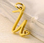 SUNIBI Personalized Initial Letter Heart Stainless Steel Accessories for Woman Necklace Ladies Jewelry Charm Gifts Wholesale