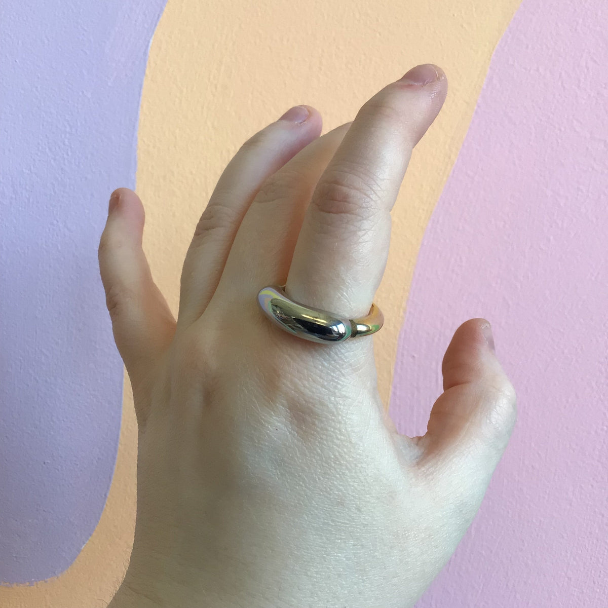 Bite Down Titanium Ring