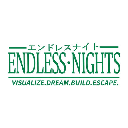 Endless Nights Japanese Vinyl Sticker | JDM Drift Stance Anime Decal for Car Window Bumper