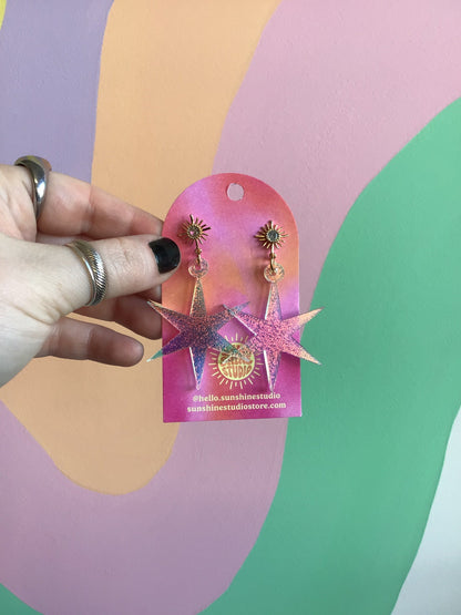North Star Statement Earrings