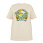 1pcs WHITE Tees Summer Casual Oversized Tee Best Surfing Santa Monica California Womens Retro Style