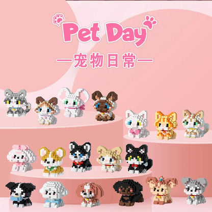 18 in 1 Pet Animal Building Blocks Set | Kids Educational Toy