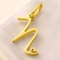 SUNIBI Personalized Initial Letter Heart Stainless Steel Accessories for Woman Necklace Ladies Jewelry Charm Gifts Wholesale