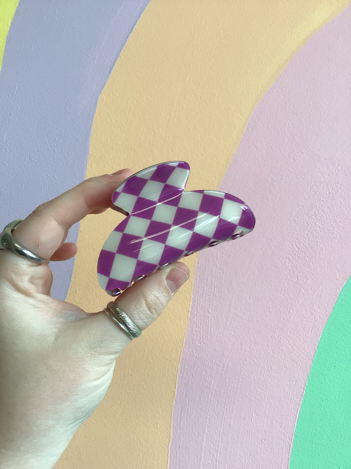 Checker Hair Claws