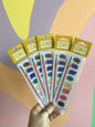 Watercolor Paint Tray Bookmark
