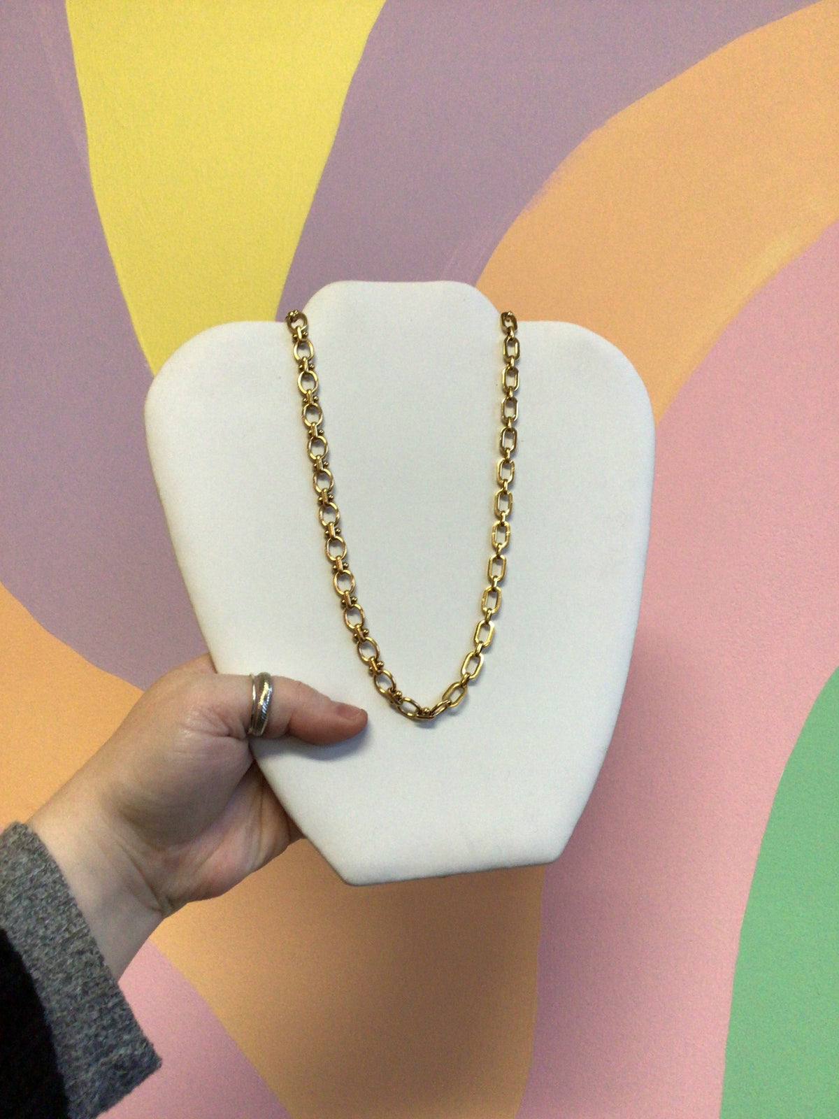 Pulling Double Duty Titanium Necklace