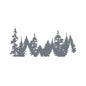 Mountain Forest Trees Vinyl Sticker Decal | Nature Adventure Wall Art for Car Laptop Window