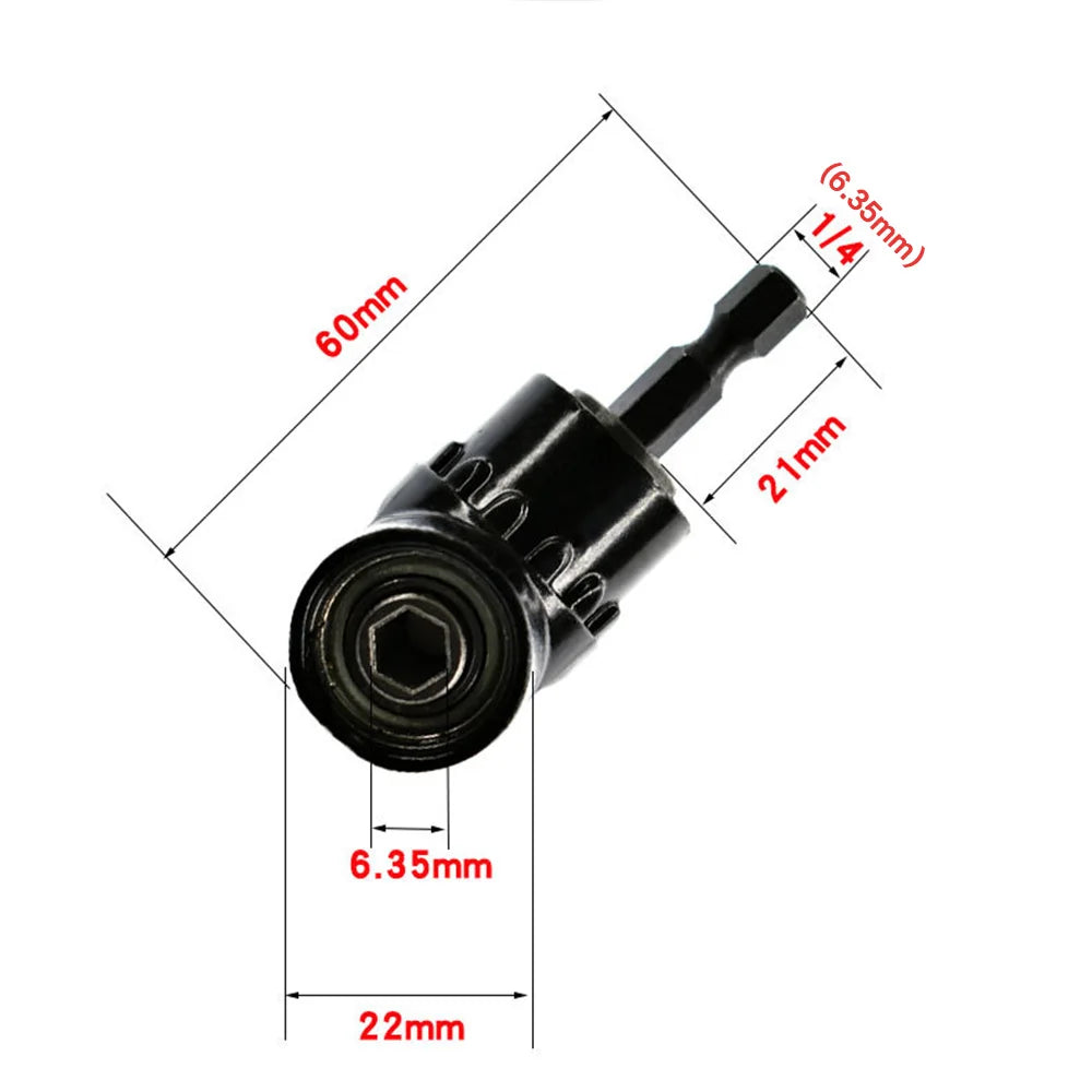 STONEGO 105 Degree Angle Extension Screw Driver Socket Holder | For Tight Spaces and Hard-to-Reach Screws