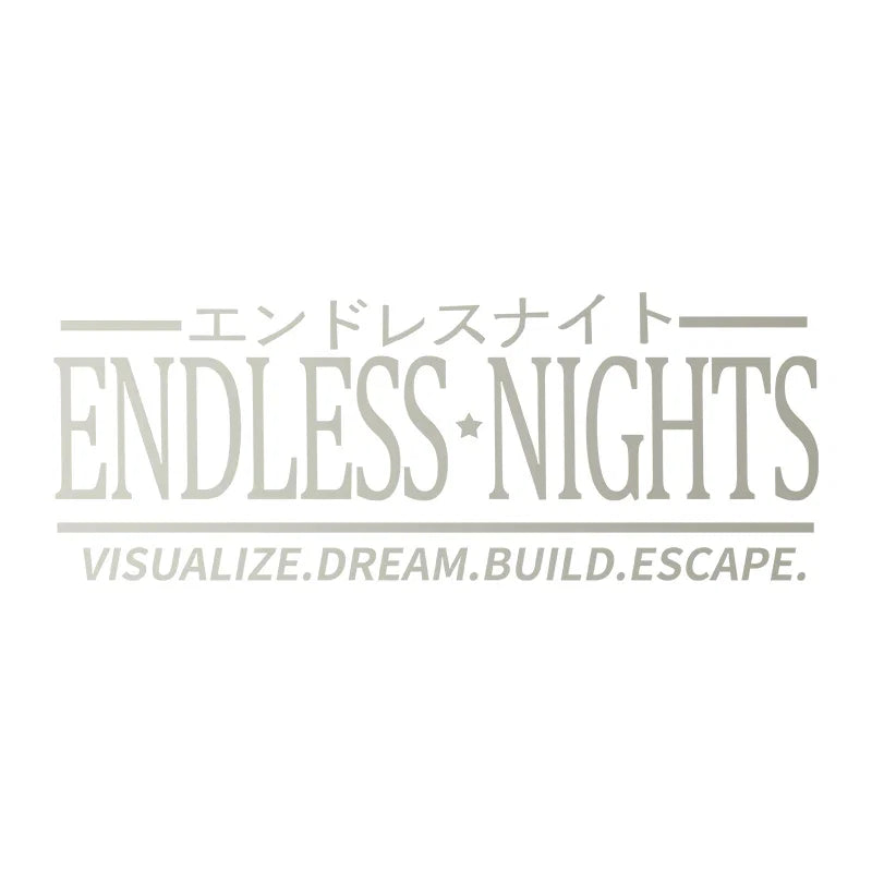 Endless Nights Japanese Vinyl Sticker | JDM Drift Stance Anime Decal for Car Window Bumper