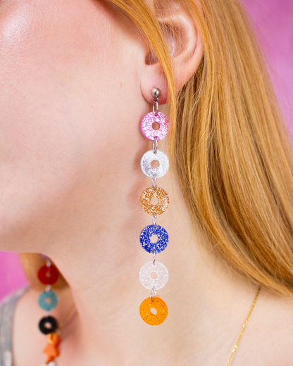 12 Eras, 12 Colors - Dangle Earrings