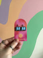 Single Open Book Earrings