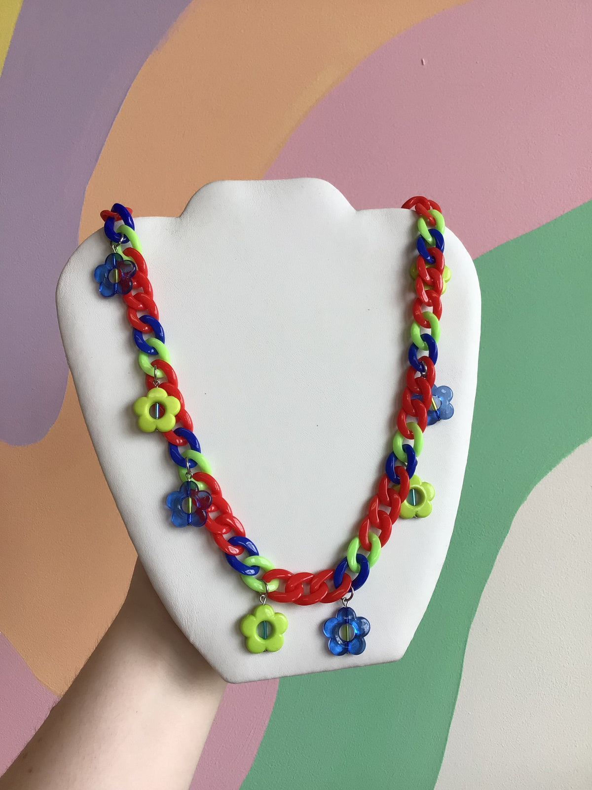 Happy Chain Link Necklace