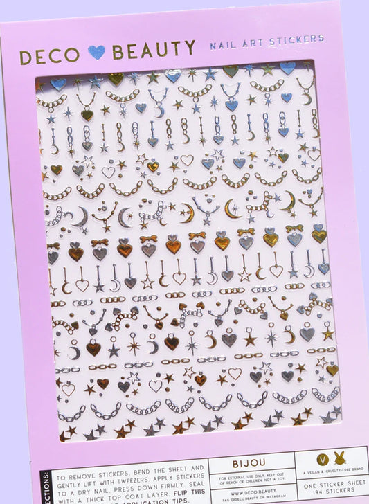 "Bijou" Deco Beauty Nail Art Stickers