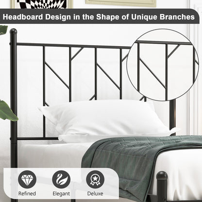 Twin/Full/Queen Size Platform Bed Frame with Sturdy Metal Slat Support